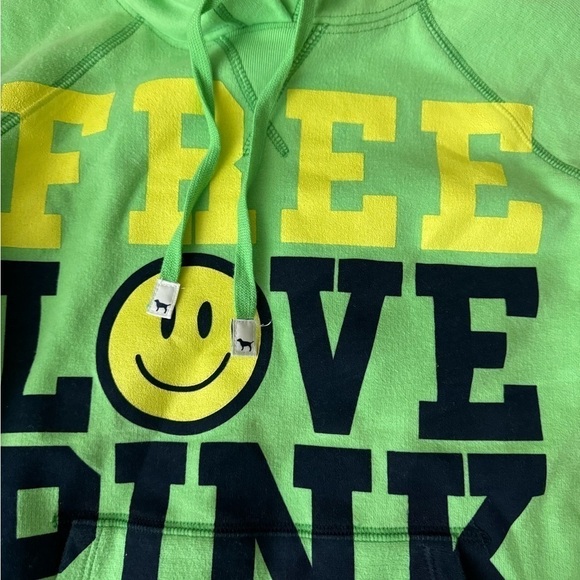 PINK Victoria's Secret Green Hoodie - Picture 4 of 4
